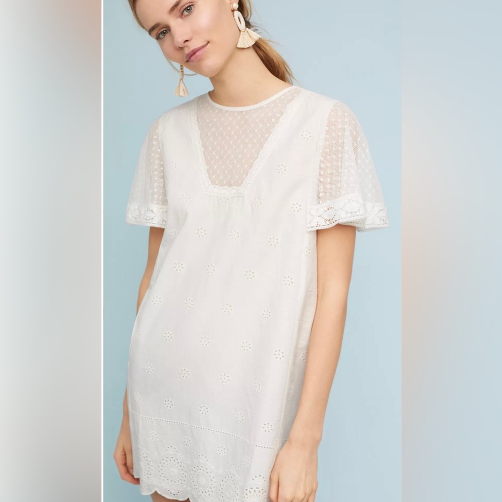Anthropologie Corey Lynn Calter Lace Swing Dress XL